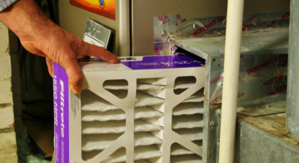 hvac filter cleaning